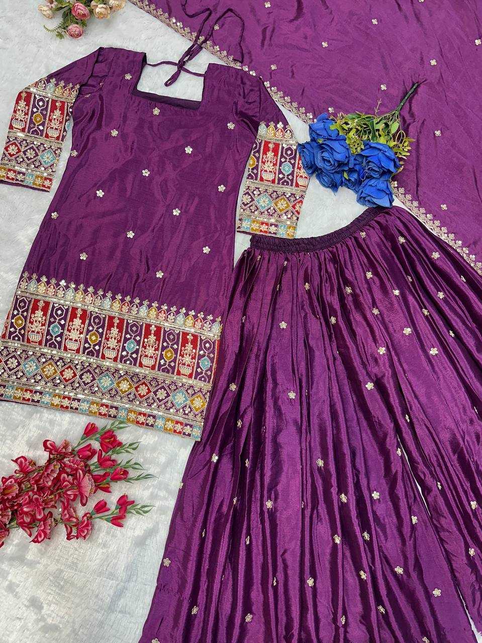 Ynf Chinon Silk KESH523 242 Suits & Dresses Wholesale Ladies Suits Embroidery Suits Designer Suits Manufacturer