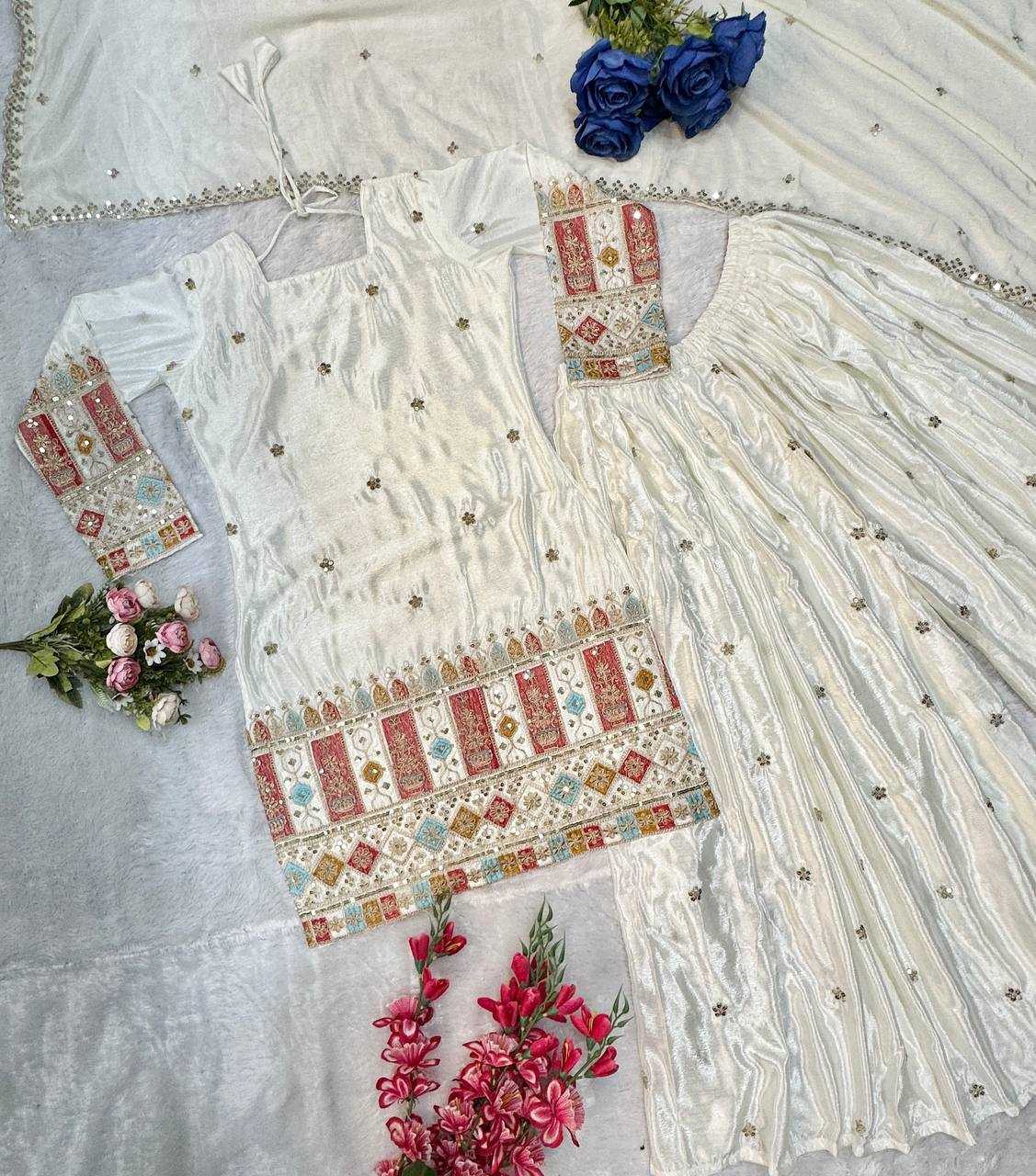 Ynf Chinon Silk KESH523 242 Suits & Dresses Wholesale Ladies Suits Embroidery Suits Designer Suits Manufacturer