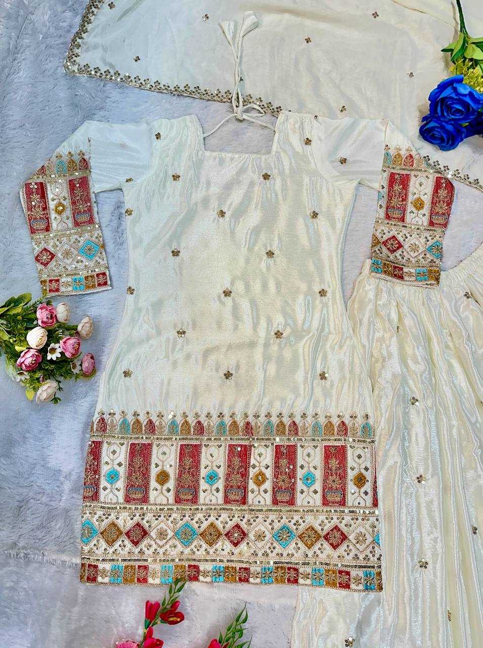 Ynf Chinon Silk KESH523 242 Suits & Dresses Wholesale Ladies Suits Embroidery Suits Designer Suits Manufacturer