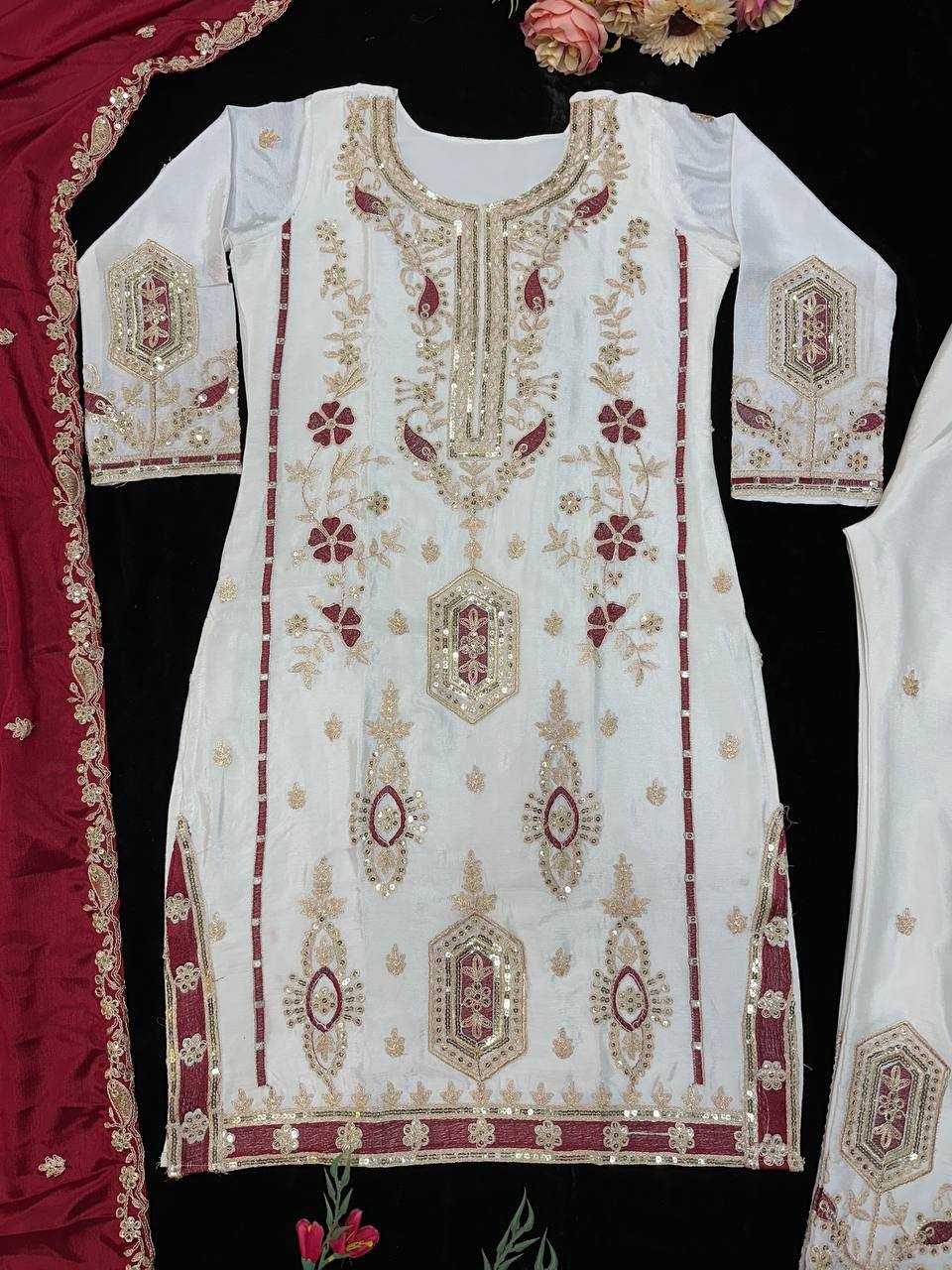 Ynf Chinon Silk KESH523 252 Suits & Dresses Wholesale Ladies Suits Party wear suits Designer Suits Manufacturer