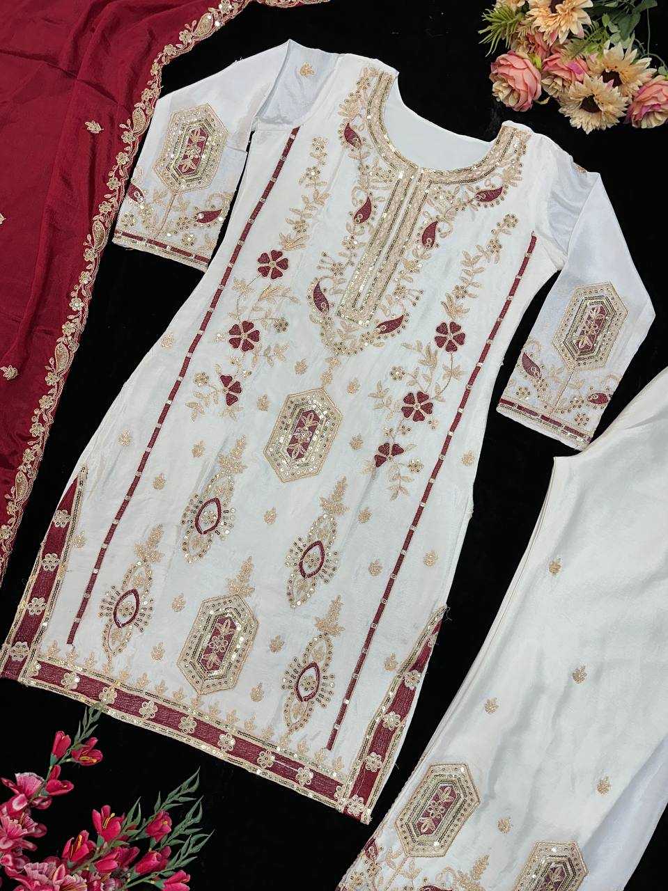 Ynf Chinon Silk KESH523 252 Suits & Dresses Wholesale Ladies Suits Party wear suits Designer Suits Manufacturer