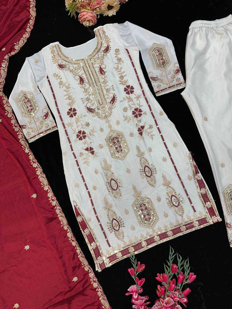 Ynf Chinon Silk KESH523 252 Suits & Dresses Wholesale Ladies Suits Party wear suits Designer Suits Manufacturer