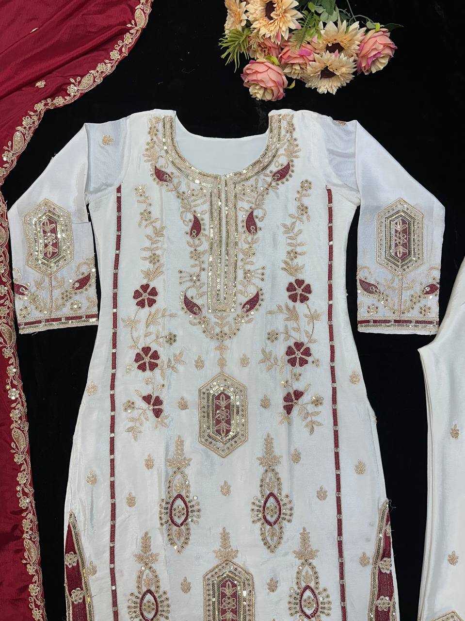 Ynf Chinon Silk KESH523 252 Suits & Dresses Wholesale Ladies Suits Party wear suits Designer Suits Manufacturer
