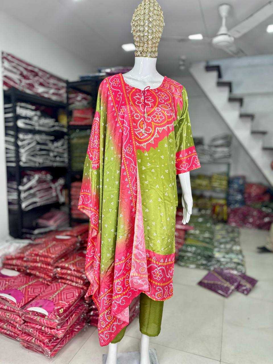 Ynf Chinon Silk KESH531 1033 Kurti Wholesale Casual Kurtis Mirror Work Kurti Embroidered Kurtis Kurti With Pants Manufacturer