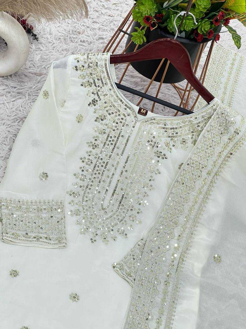 Ynf Chinon Silk KESH540 1114 Suits & Dresses Wholesale Sharara Salwar Suits Manufacturer