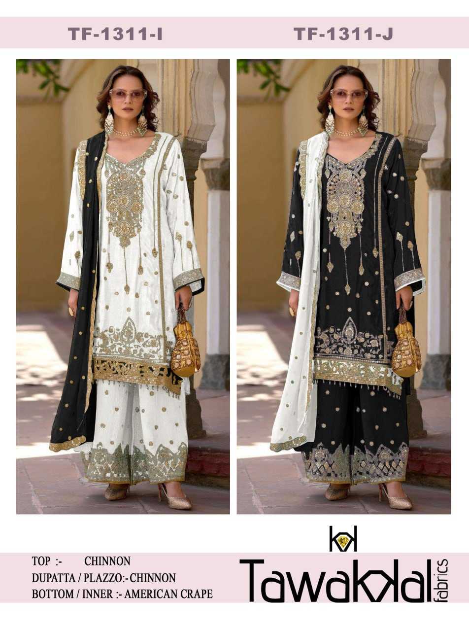Ynf Chinon Silk RIN131 1311 Suits & Dresses Wholesale Ladies Suits Embroidery Suits Palazzo Suit Zari Work Suit Manufacturer