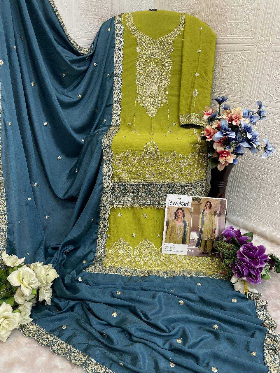 Ynf Chinon Silk RIN131 1311 Suits & Dresses Wholesale Ladies Suits Embroidery Suits Palazzo Suit Zari Work Suit Manufacturer