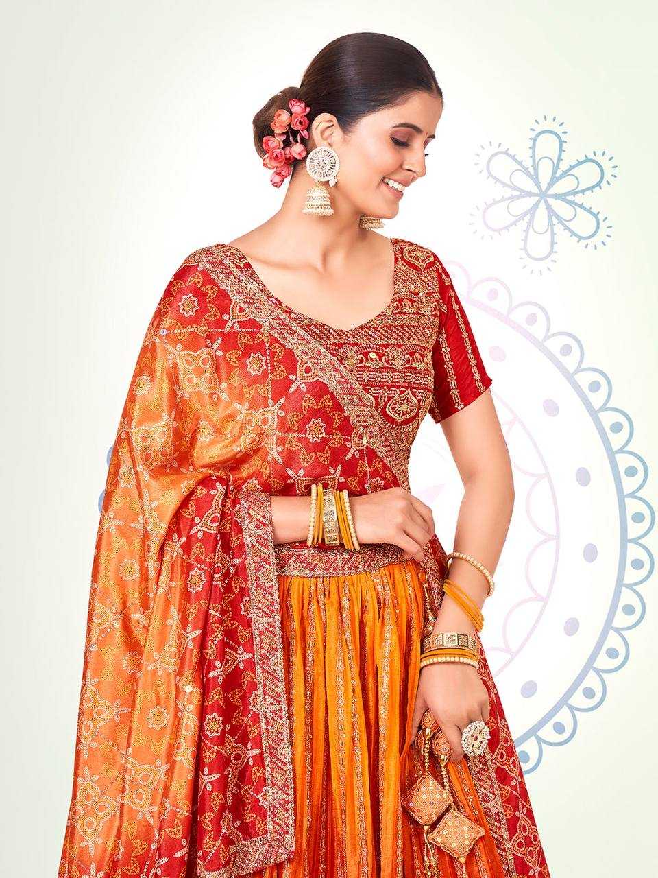 Ynf Chinon Silk RIN131 175 Lehengas Wholesale Designer Lehenga Choli Manufacturer