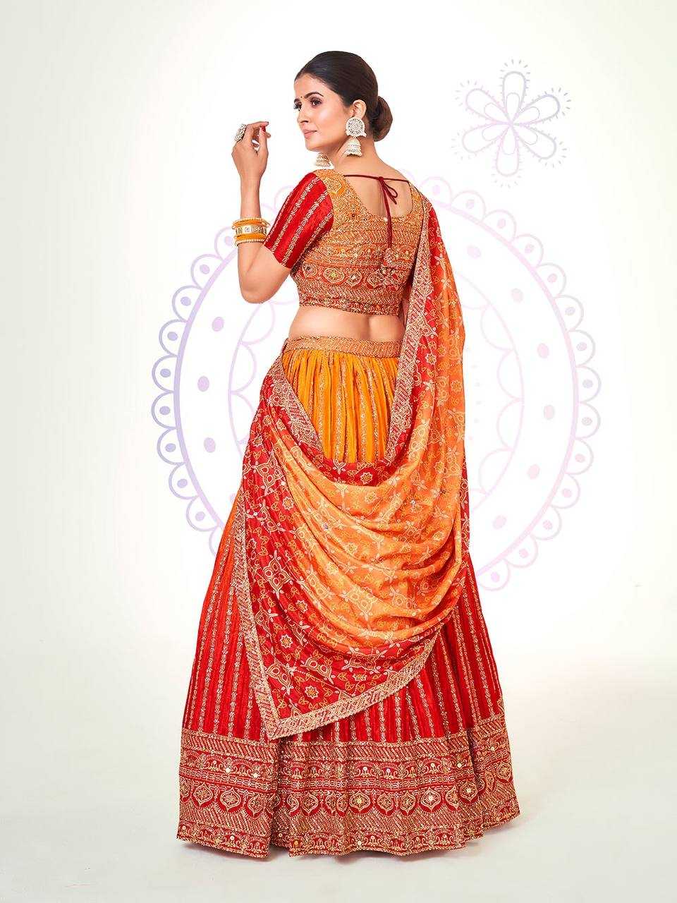 Ynf Chinon Silk RIN131 175 Lehengas Wholesale Designer Lehenga Choli Manufacturer