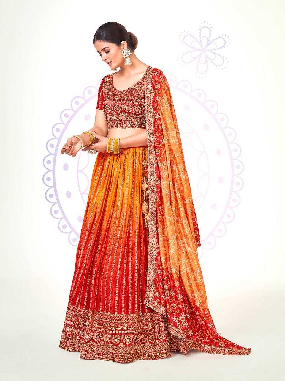 Ynf Chinon Silk RIN131 175 Lehengas Wholesale Designer Lehenga Choli Manufacturer