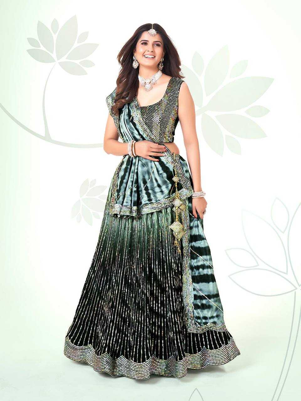 Ynf Chinon Silk RIN131 190 Lehengas Wholesale Designer Lehenga Embroidered Lehenga Lehenga With Dupatta Manufacturer