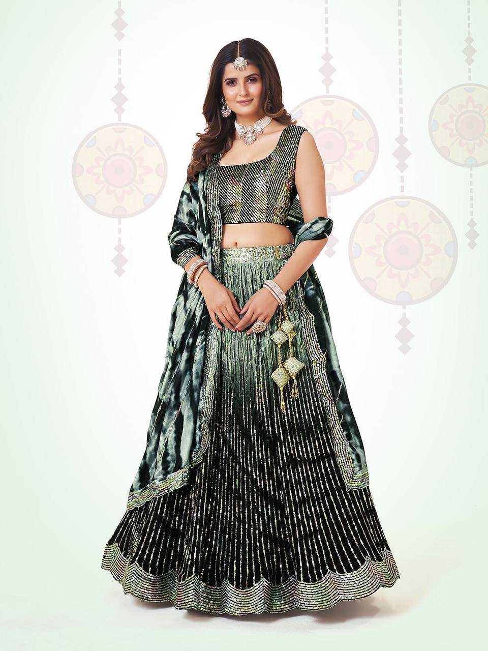 Ynf Chinon Silk RIN131 190 Lehengas Wholesale Designer Lehenga Embroidered Lehenga Lehenga With Dupatta Manufacturer