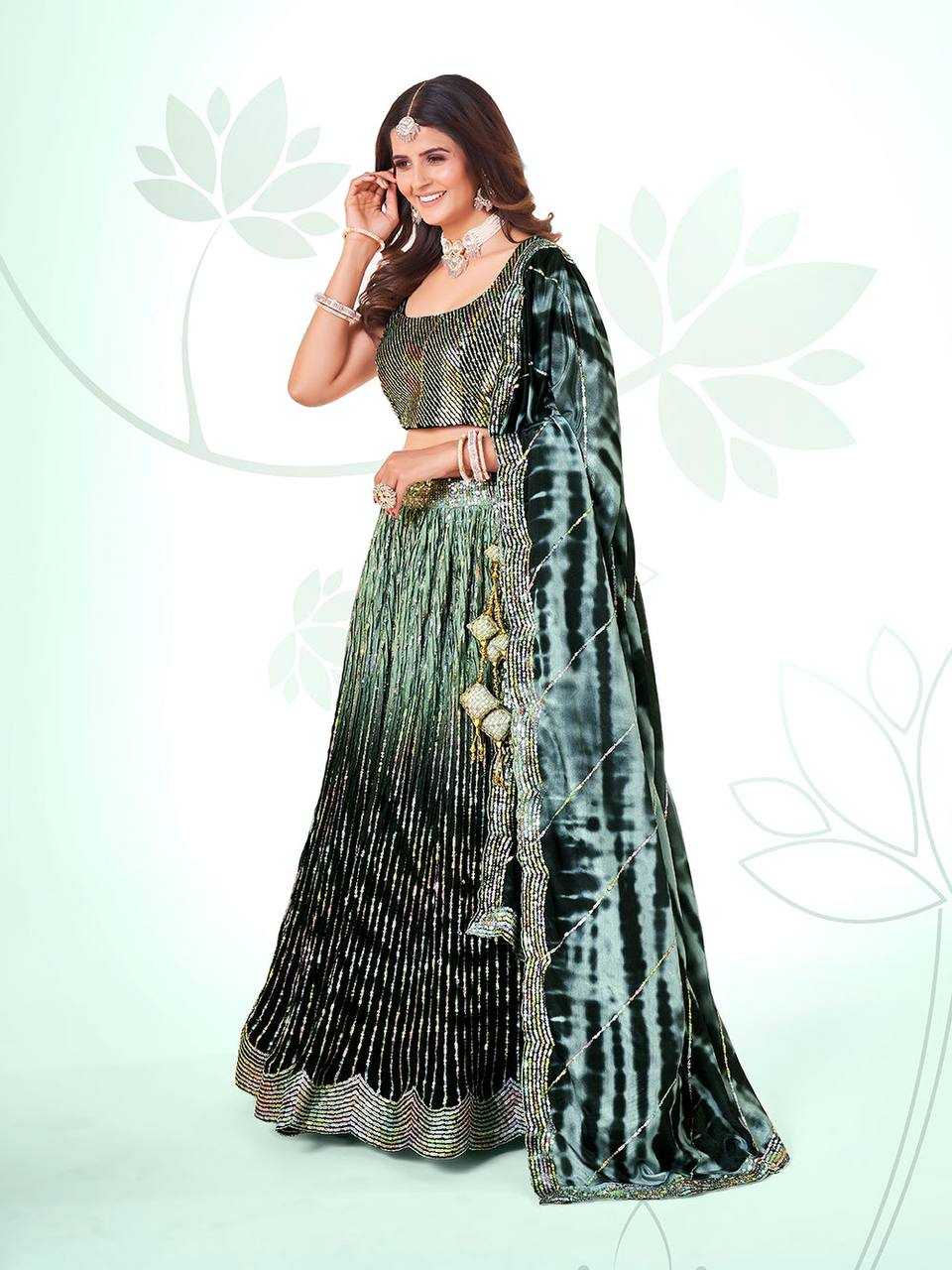 Ynf Chinon Silk RIN131 190 Lehengas Wholesale Designer Lehenga Embroidered Lehenga Lehenga With Dupatta Manufacturer