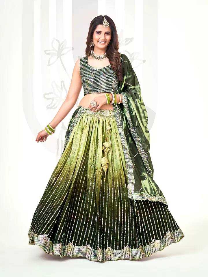 Ynf Chinon Silk RIN131 191 Lehengas Wholesale Designer Lehenga Embroidered Lehenga Lehenga With Dupatta Manufacturer