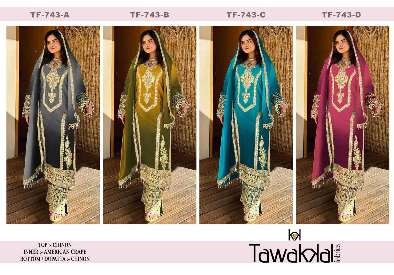 Ynf Chinon Silk RIN131 743 Suits & Dresses Wholesale Ladies Suits Kashmiri Suits Embroidery Suits Palazzo Suit Wedding Suits Manufacturer