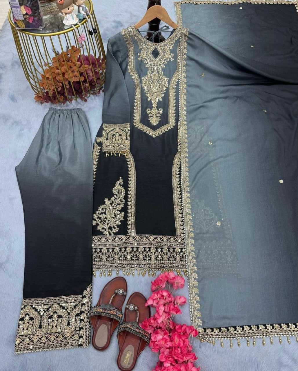 Ynf Chinon Silk RIN131 743 Suits & Dresses Wholesale Ladies Suits Kashmiri Suits Embroidery Suits Palazzo Suit Wedding Suits Manufacturer