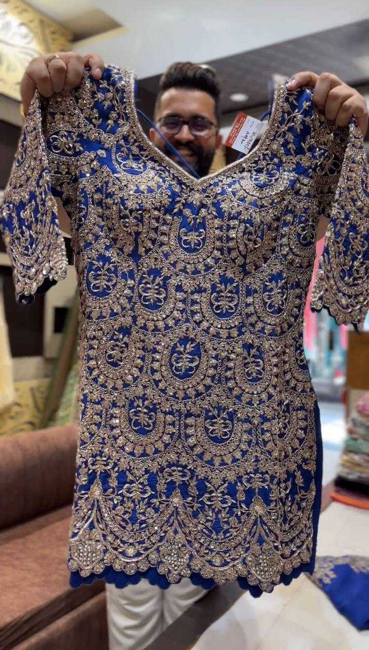 Ynf Chinon Silk RIN162 5741 Suits & Dresses Wholesale Ladies Suits Embroidery Suits Palazzo Suit Bridal Wedding Dresses Manufacturer