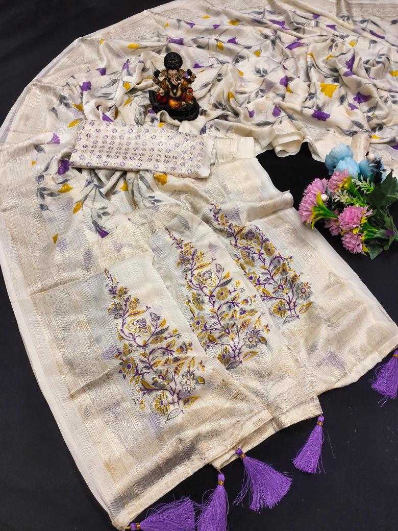 Ynf Chinon Silk RIN183 BASANTI-3 Silk Sarees Festive Collections Wholesale Printed Silk Saree Designer Silk Sarees Onam Collections Manufacturer