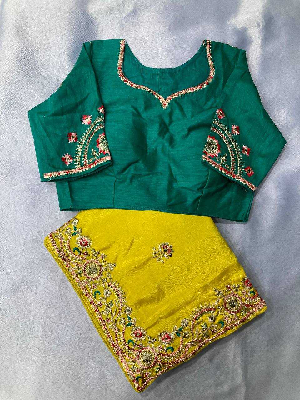 Ynf Chinon Silk RIN188 Newton Sarees Wholesale Party Wear Sarees Fancy Sarees Embroidered Sarees Manufacturer