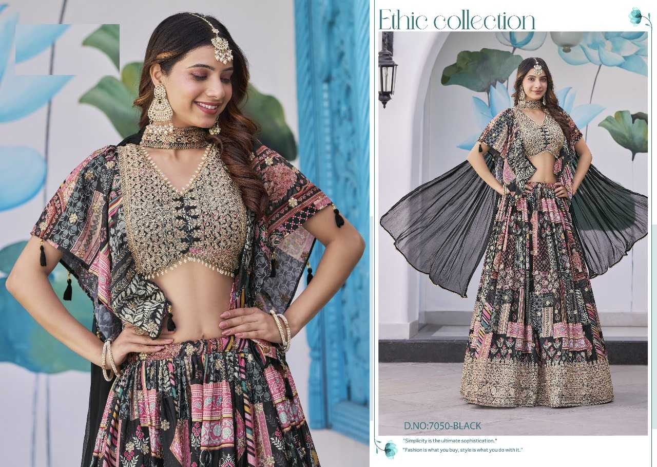 Ynf Chinon Silk RIN197 3125 Lehengas Wholesale Designer Lehenga Bridal Lehenga Silk Lehenga Manufacturer