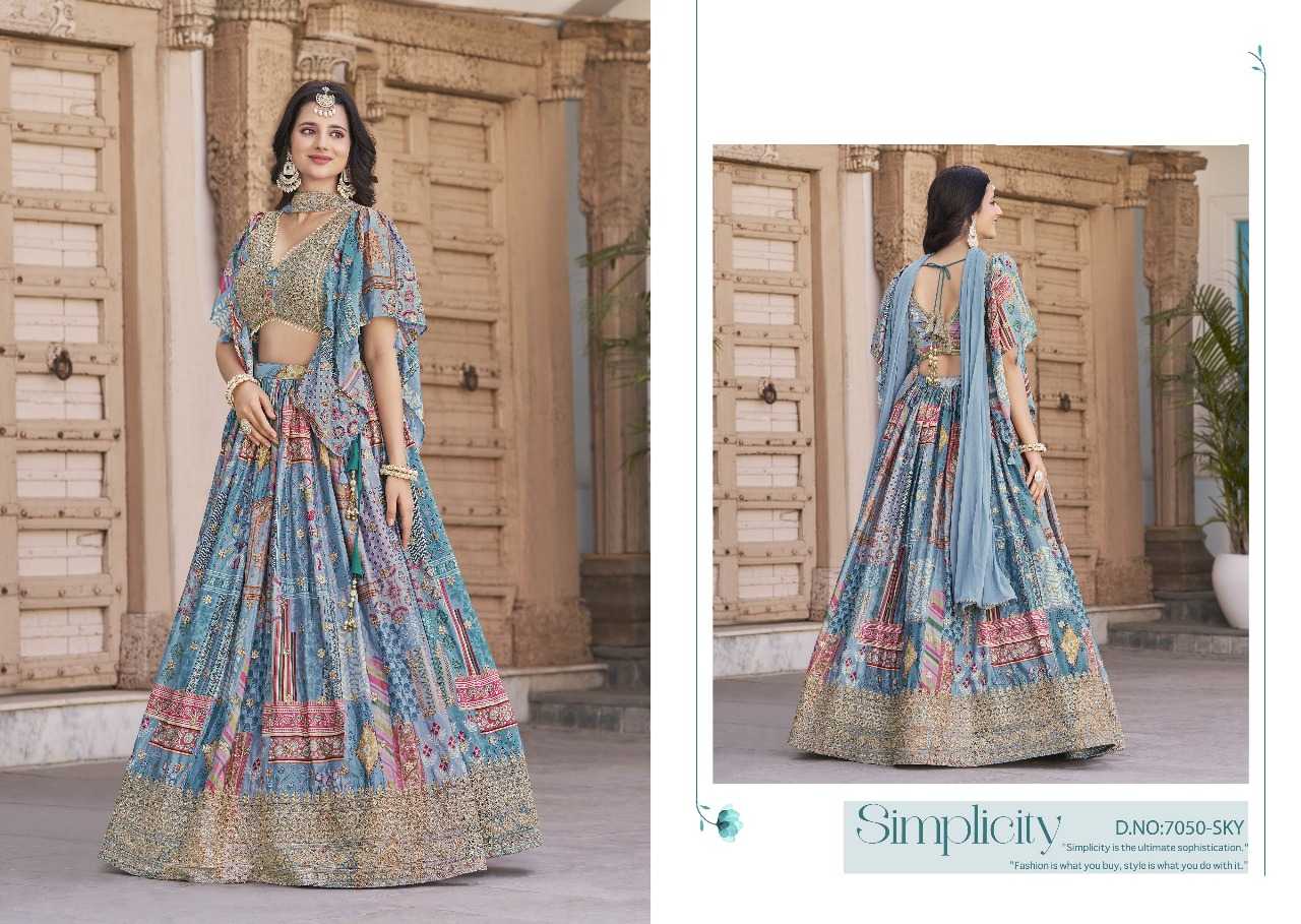 Ynf Chinon Silk RIN197 3125 Lehengas Wholesale Designer Lehenga Bridal Lehenga Silk Lehenga Manufacturer