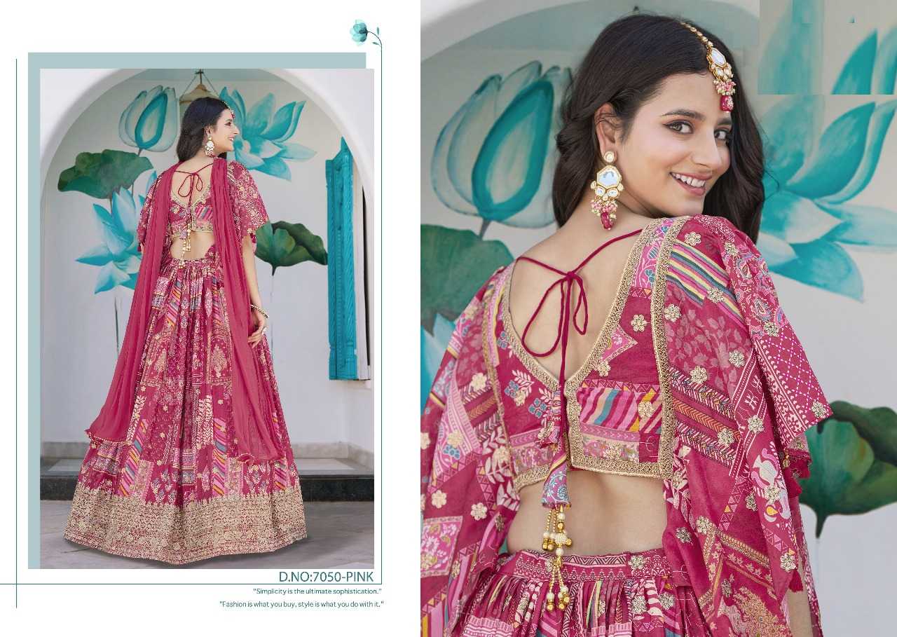 Ynf Chinon Silk RIN197 3125 Lehengas Wholesale Designer Lehenga Bridal Lehenga Silk Lehenga Manufacturer