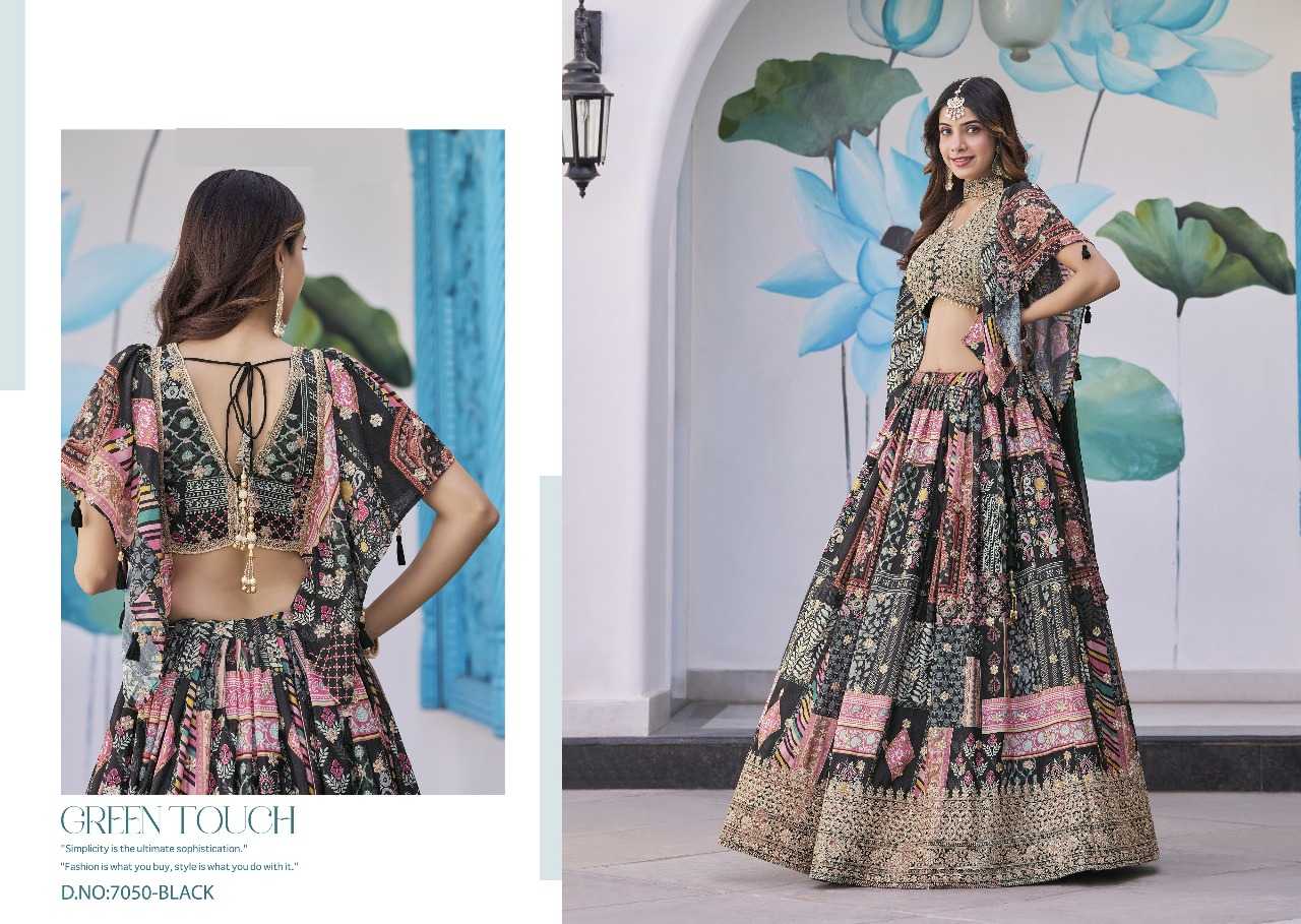 Ynf Chinon Silk RIN197 3125 Lehengas Wholesale Designer Lehenga Bridal Lehenga Silk Lehenga Manufacturer