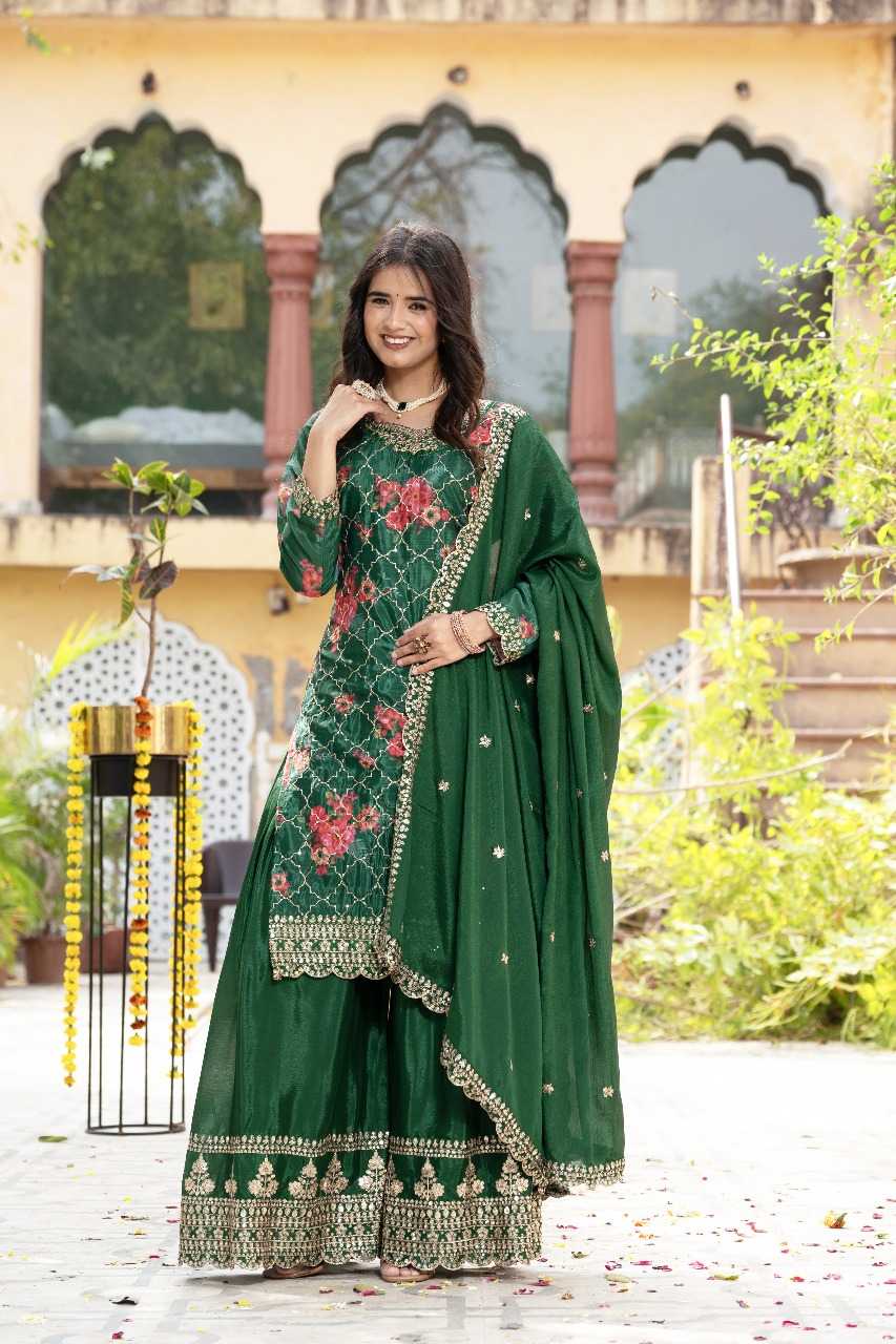 Ynf Chinon Silk RIN197 4972 Suits & Dresses Wholesale Party wear suits Bridal Suits Designer Suits Manufacturer