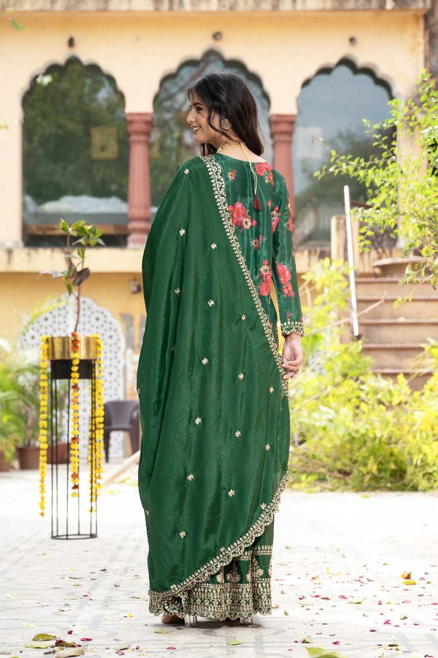 Ynf Chinon Silk RIN197 4972 Suits & Dresses Wholesale Party wear suits Bridal Suits Designer Suits Manufacturer