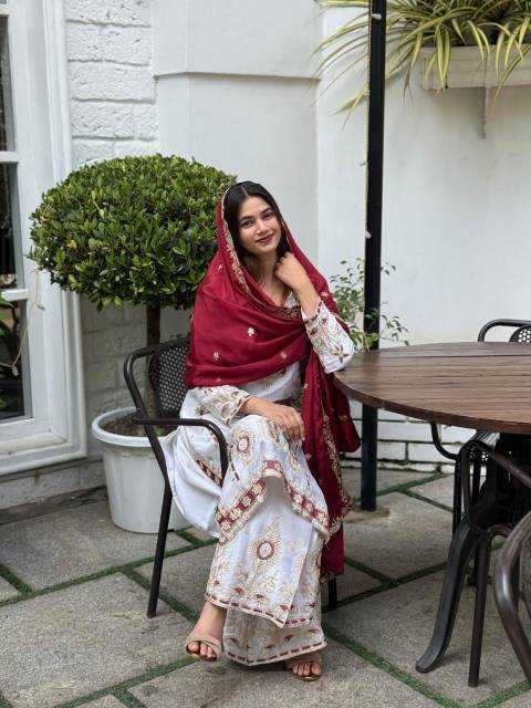 Ynf Chinon Silk RIN212 7040 Kurti Festive Collections Wholesale Kurti With Palazzo Eid Collections Manufacturer