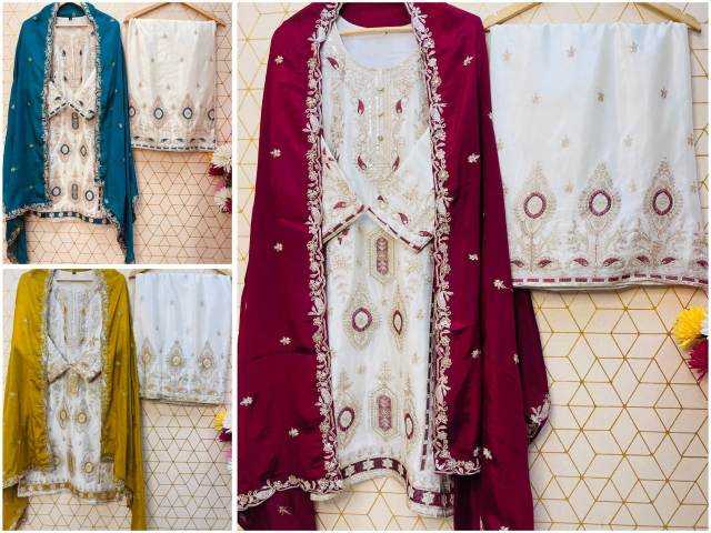 Ynf Chinon Silk RIN212 7040 Kurti Festive Collections Wholesale Kurti With Palazzo Eid Collections Manufacturer