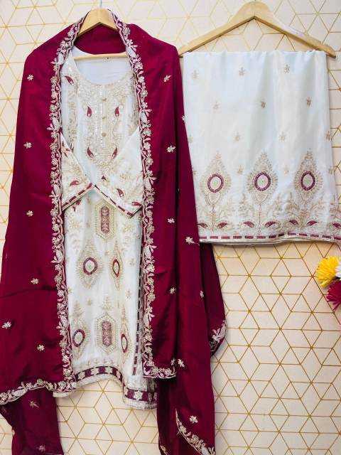 Ynf Chinon Silk RIN212 7040 Kurti Festive Collections Wholesale Kurti With Palazzo Eid Collections Manufacturer