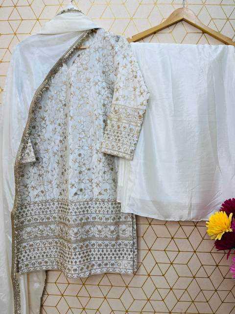 Ynf Chinon Silk RIN212 7041 Kurti Festive Collections Wholesale Kurti With Palazzo Eid Collections Manufacturer