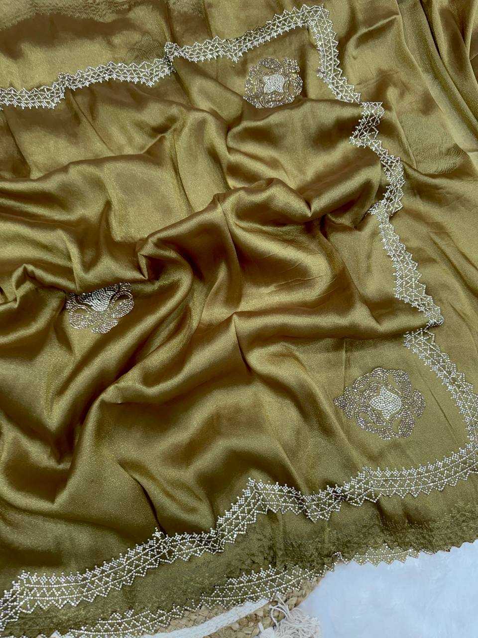 Ynf Copper Silk KESH151 5479 Sarees Wholesale Party Wear Sarees Fancy Sarees Stone Work Saree Manufacturer