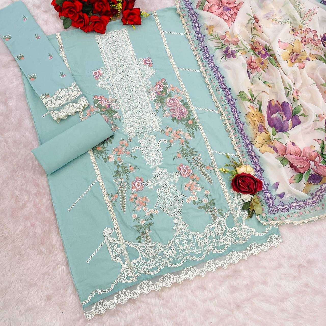 Ynf Cotton Cambric RIN131 913 Suits & Dresses Islamic Clothing Festive Collections Wholesale Pakistani Suits Cotton Suits Suit Material Manufacturer