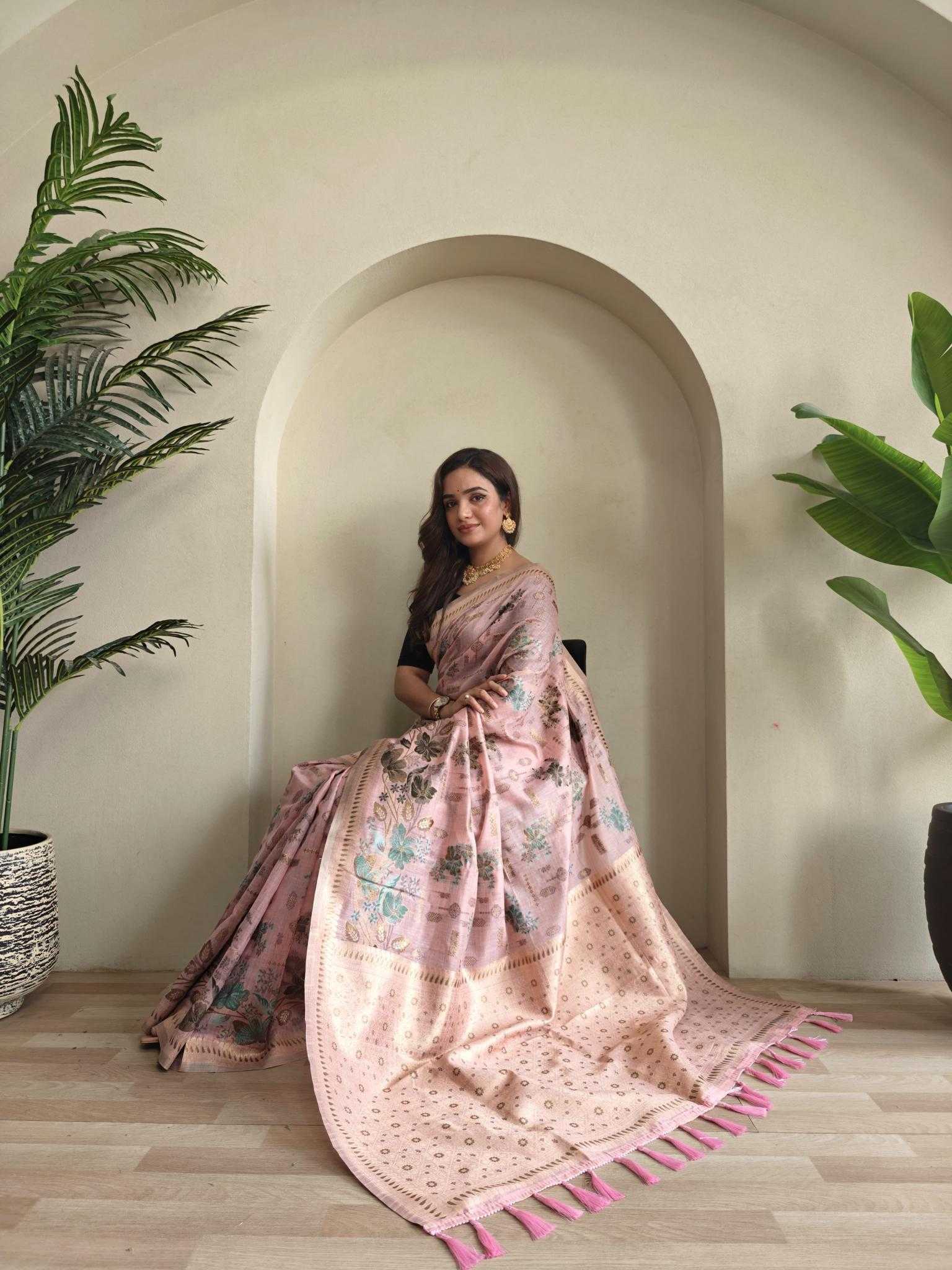 Ynf Cotton KESH249 Sarees Wholesale Designer Sarees Cotton Linen Sarees Traditional Sarees Manufacturer