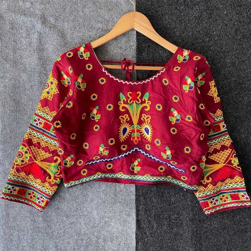 Ynf Cotton KESH426 Geeta-11 Readymade Blouses Wholesale Sequence Embroidery Blouse Designer Blouse Embroidered Blouses Manufacturer
