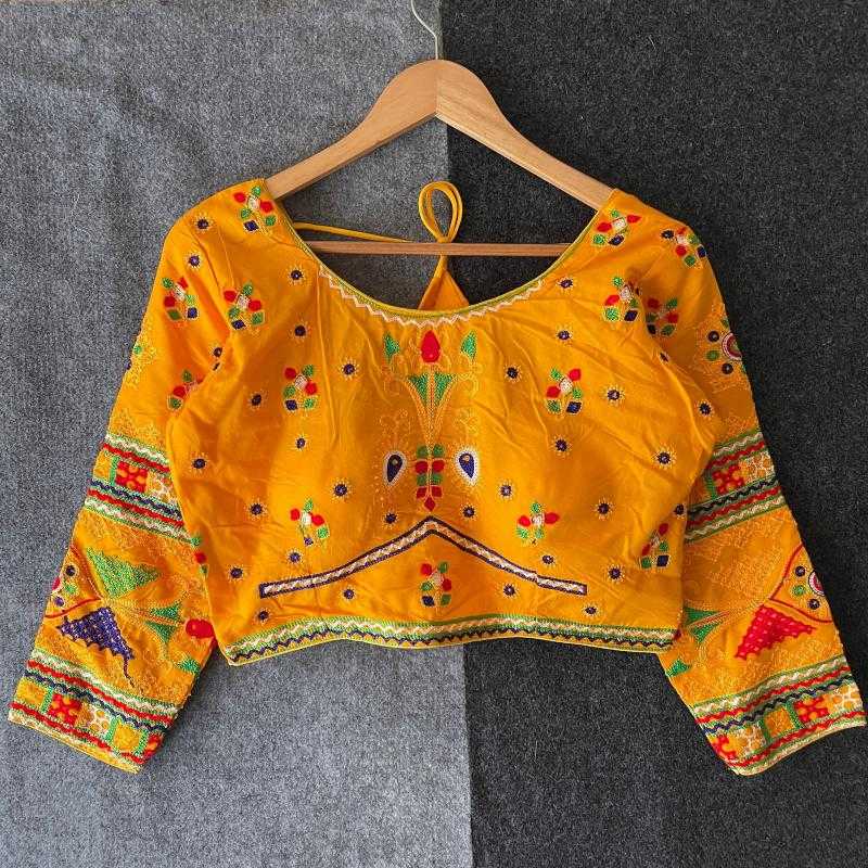 Ynf Cotton KESH426 Geeta-11 Readymade Blouses Wholesale Sequence Embroidery Blouse Designer Blouse Embroidered Blouses Manufacturer