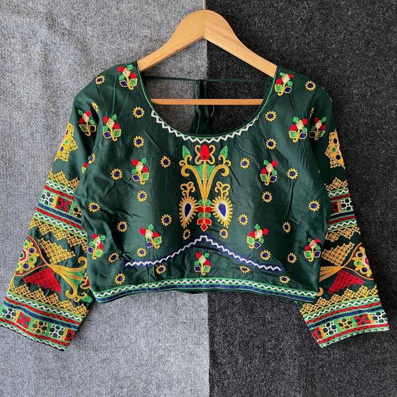 Ynf Cotton KESH426 Geeta-11 Readymade Blouses Wholesale Sequence Embroidery Blouse Designer Blouse Embroidered Blouses Manufacturer