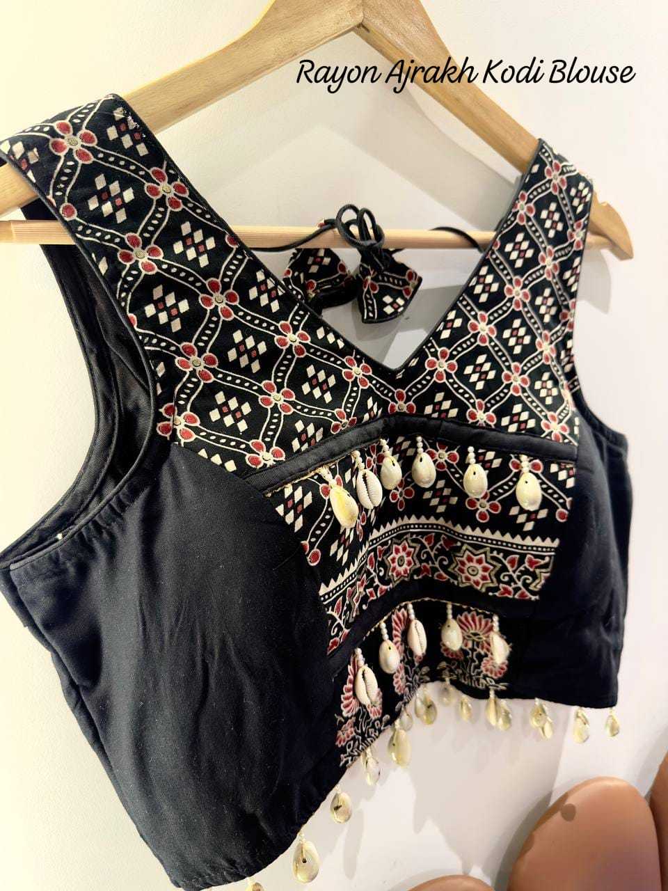 Ynf Cotton KESH437 Ajrakh Kodi Readymade Blouses Wholesale Designer Blouse Cotton Blouse Party Wear Blouse Manufacturer