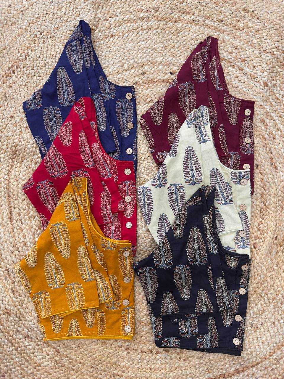 Ynf Cotton KESH437 Ajrakh Readymade Blouses Wholesale Blouse Designer Blouse Cotton Blouse Manufacturer