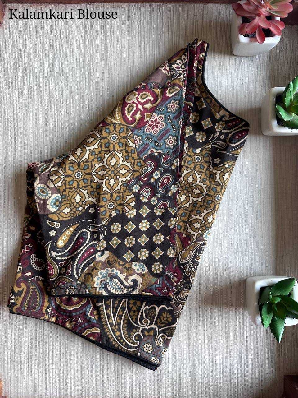 Ynf Cotton KESH437 BoatNeck Readymade Blouses Wholesale Designer Blouse Cotton Blouse Party Wear Blouse Manufacturer