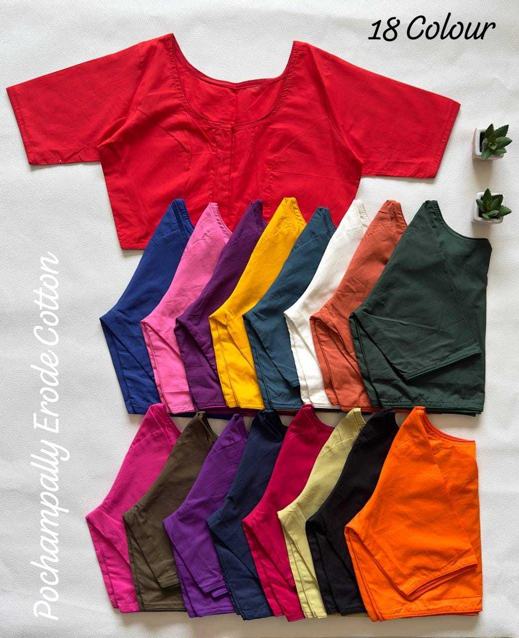 Ynf Cotton KESH437 Pochampally Readymade Blouses Wholesale Blouse Designer Blouse Cotton Blouse Manufacturer