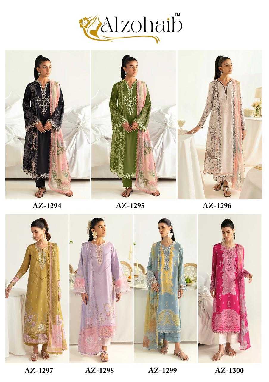 Ynf Cotton KESH444 AZ-1294 Suits & Dresses Wholesale Embroidery Suits Cotton Suits Designer Suits Manufacturer