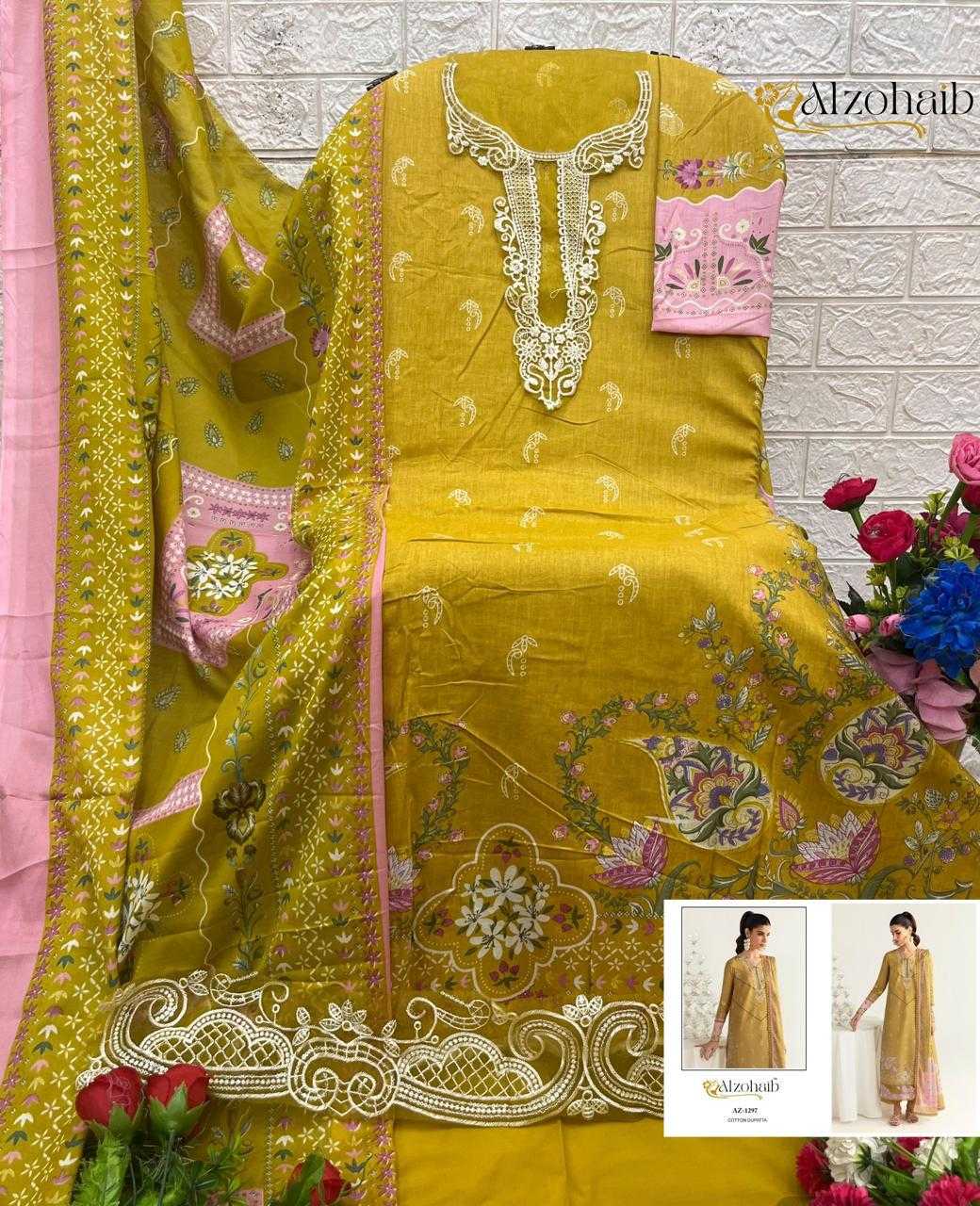 Ynf Cotton KESH444 AZ-1294 Suits & Dresses Wholesale Embroidery Suits Cotton Suits Designer Suits Manufacturer