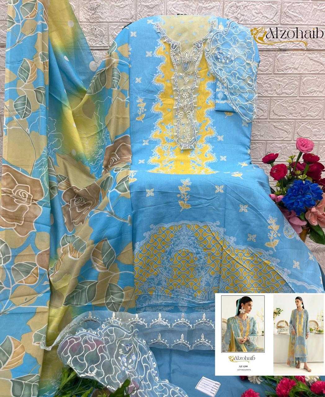 Ynf Cotton KESH444 AZ-1294 Suits & Dresses Wholesale Embroidery Suits Cotton Suits Designer Suits Manufacturer
