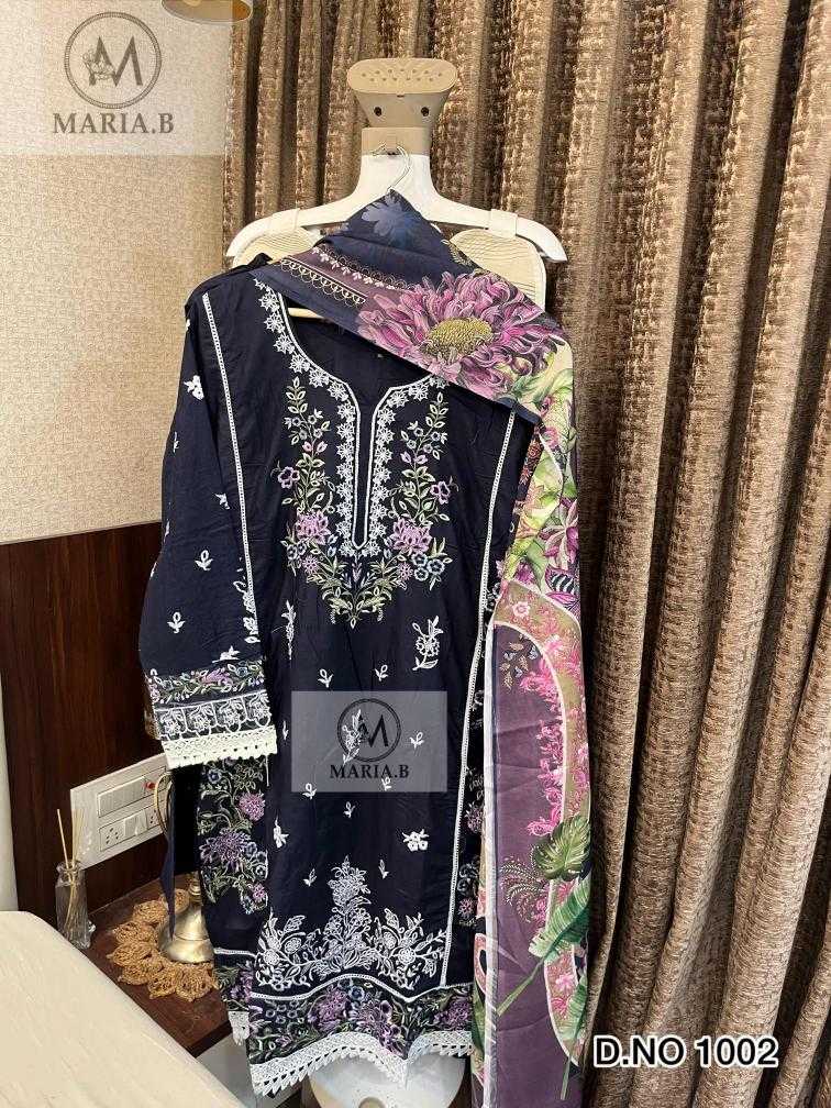 Ynf Cotton KESH444 MARIA.B-1001 Suits & Dresses Wholesale Embroidery Suits Cotton Suits Designer Suits Manufacturer
