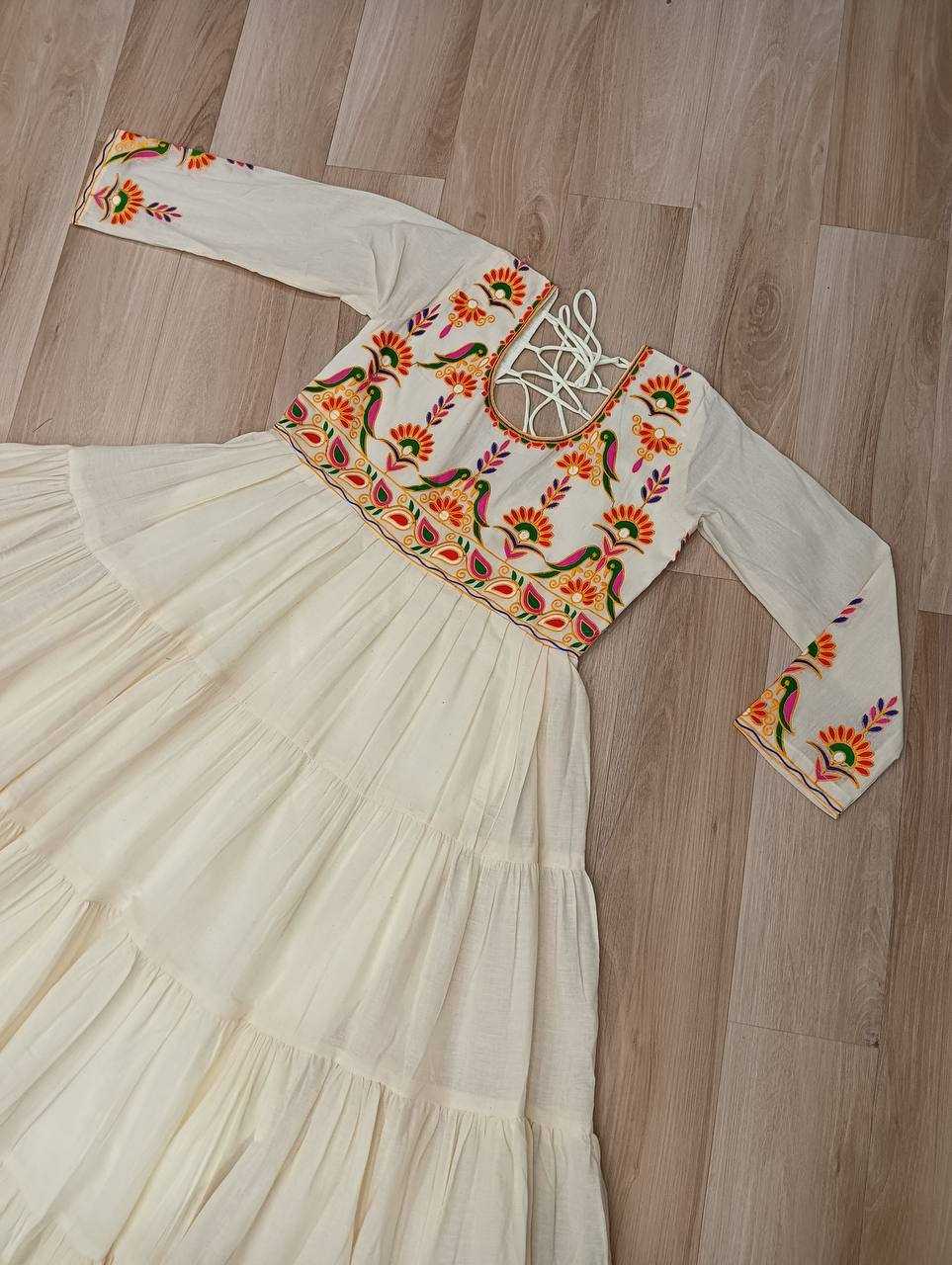 Ynf Cotton KESH491 9264 Gowns Wholesale Fancy Gowns Embroidery Gowns Anarkali Gown Manufacturer