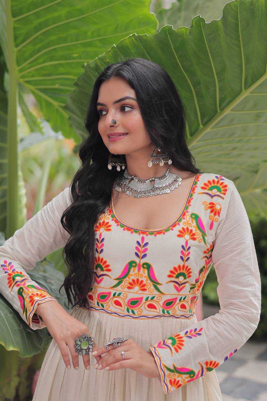 Ynf Cotton KESH491 9264 Gowns Wholesale Fancy Gowns Embroidery Gowns Anarkali Gown Manufacturer