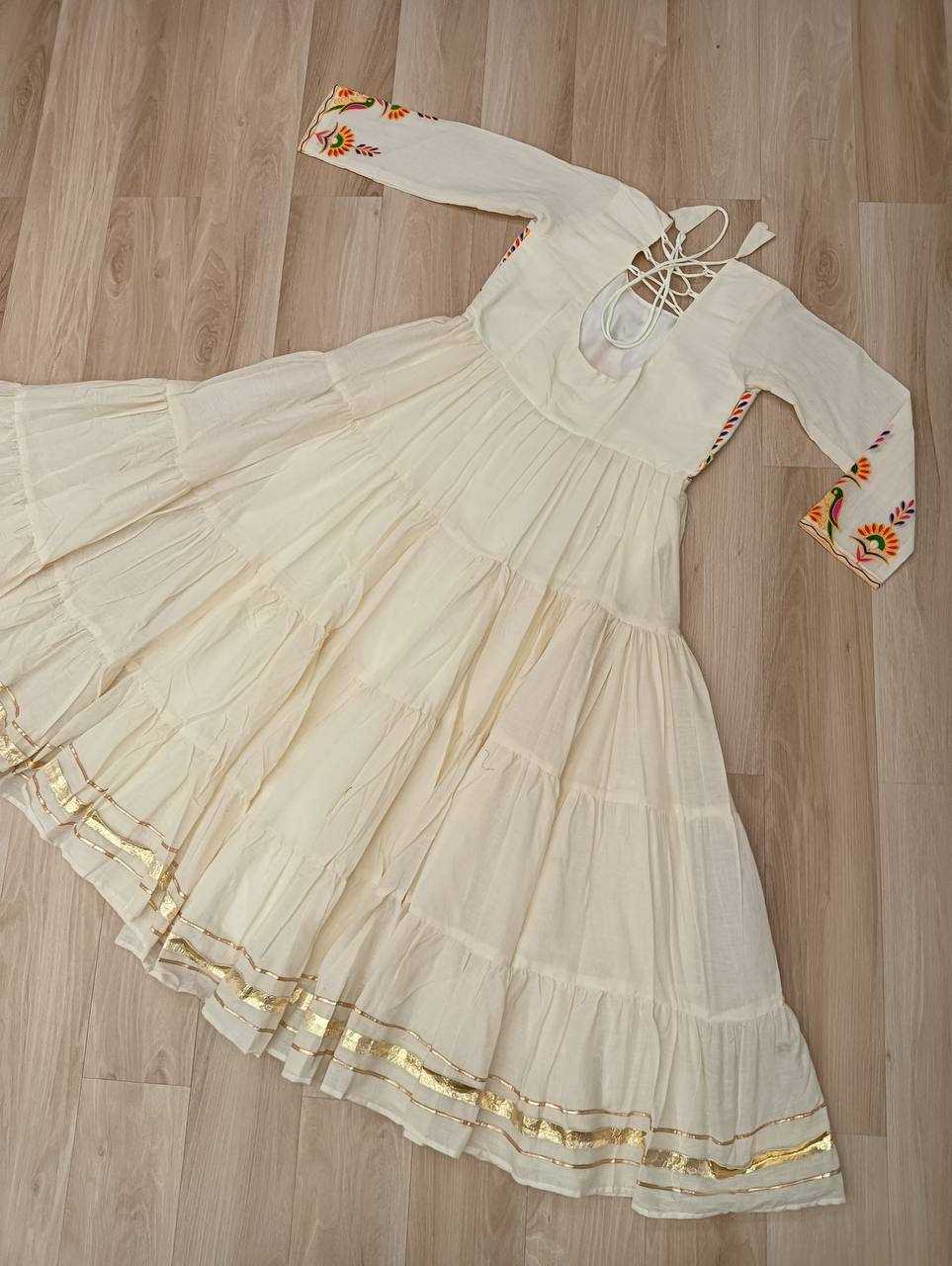 Ynf Cotton KESH491 9264 Gowns Wholesale Fancy Gowns Embroidery Gowns Anarkali Gown Manufacturer